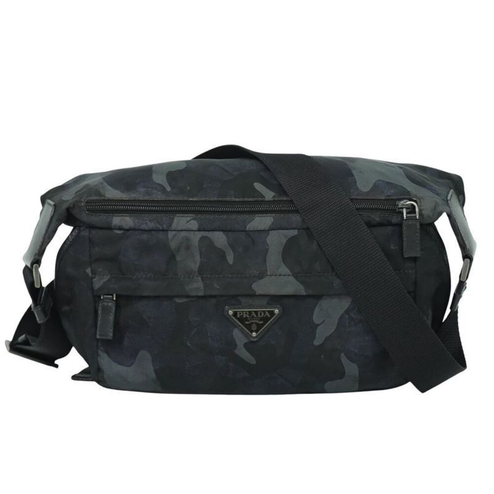 Authentic Prada Camouflage Pattern Messenger Bag … - image 1